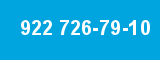 922 726-79-10 922 726-79-10